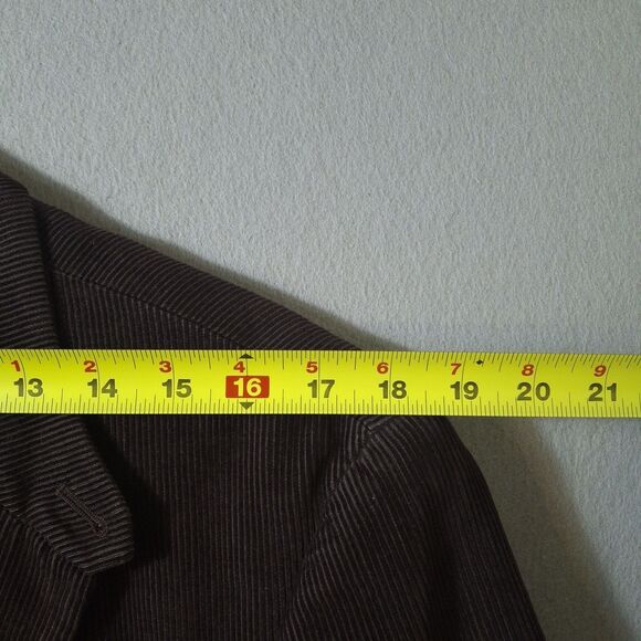 Tommy Hilfiger Corduroy Sport Coat Blazer Men’s 42R Espresso Brown Jacket - Picture 10 of 16